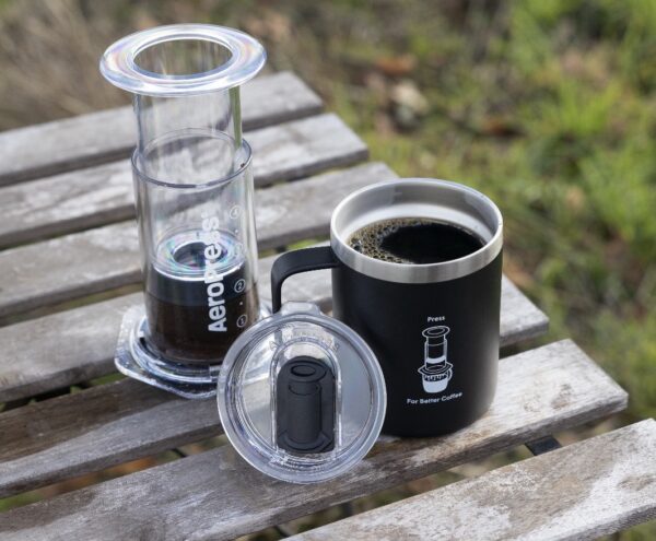 AeroPress 愛樂壓 旅行馬克杯 雙層隔熱不鏽鋼保溫杯（附蓋）