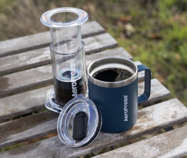 AeroPress 愛樂壓 旅行馬克杯 雙層隔熱不鏽鋼保溫杯（附蓋）