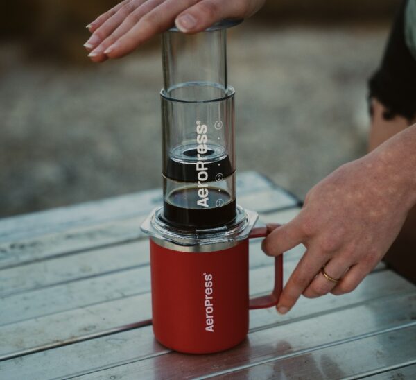 AeroPress 愛樂壓 旅行馬克杯 雙層隔熱不鏽鋼保溫杯（附蓋）