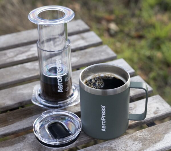 AeroPress 愛樂壓 旅行馬克杯 雙層隔熱不鏽鋼保溫杯（附蓋）