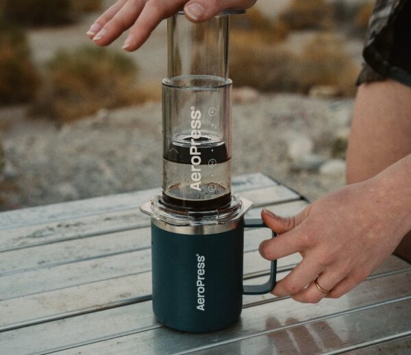 AeroPress 愛樂壓 旅行馬克杯 雙層隔熱不鏽鋼保溫杯（附蓋）