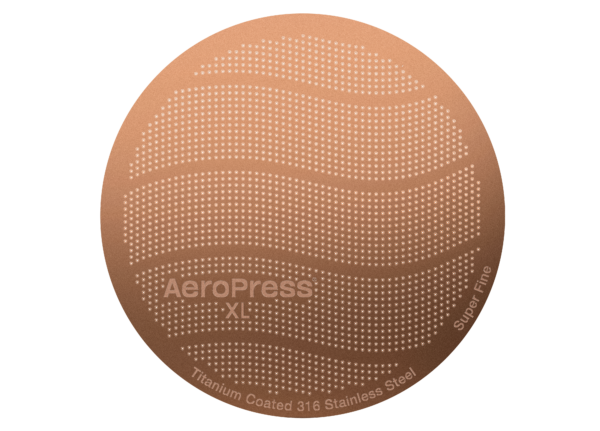 AP GOLD SS filter_XL_front_20241011 copy (預購)AeroPress 愛樂壓 鈦金屬濾網 XL 極細
