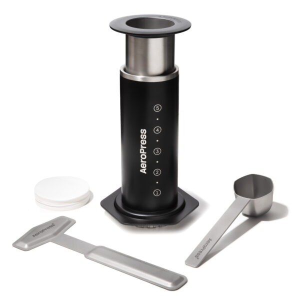 Aeropress_January2026_Black_6a (預購)AeroPress 愛樂壓 不鏽鋼版 原色 黑